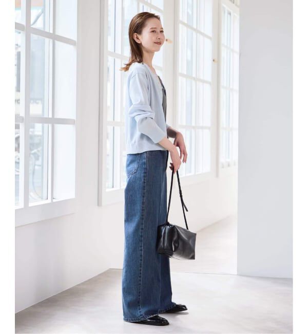 U by SPICK&SPAN「《WEB限定 / 追加》ハイライズストレートデニム」|デニム|