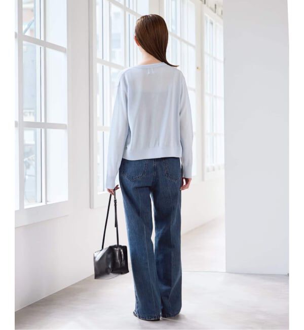 U by SPICK&SPAN「《WEB限定 / 追加》ハイライズストレートデニム」|デニム|