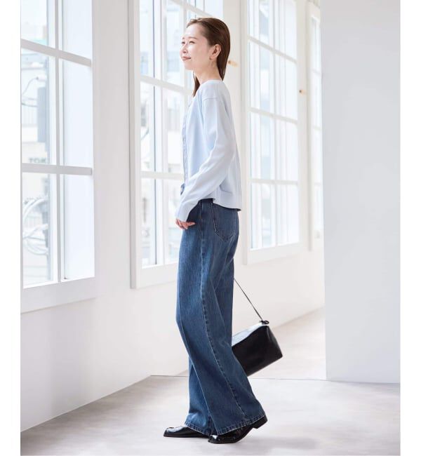U by SPICK&SPAN「《WEB限定 / 追加》ハイライズストレートデニム」|デニム|