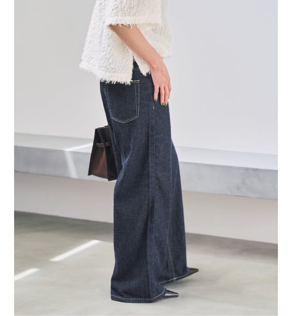 Spick and Span「5 1/2 DEEP RISELOOSE DENIM」|デニム|