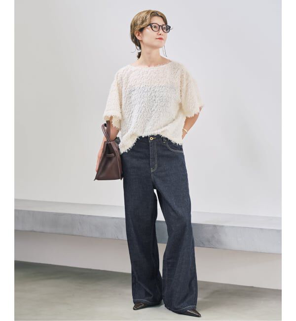 Spick and Span「5 1/2 DEEP RISELOOSE DENIM」|デニム|