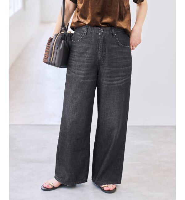 Spick and Span「5 1/2 DEEP RISELOOSE DENIM」|デニム|