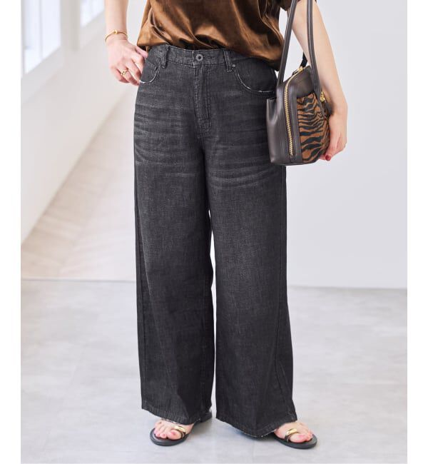 Spick and Span「5 1/2 DEEP RISELOOSE DENIM」|デニム|