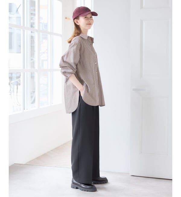 U by SPICK&SPAN「ラウンドヘムオーバーサイズシャツ」|シャツ・ブラウス|