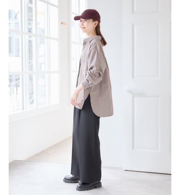U by SPICK&SPAN「ラウンドヘムオーバーサイズシャツ」|シャツ・ブラウス|