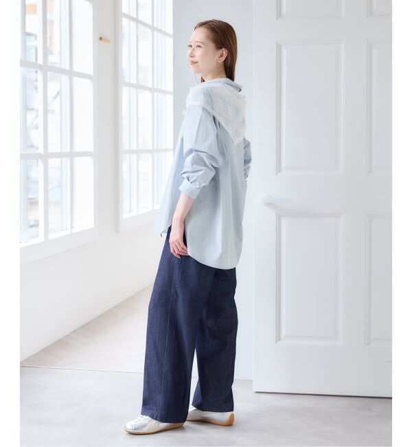 U by SPICK&SPAN「ラウンドヘムオーバーサイズシャツ」|シャツ・ブラウス|
