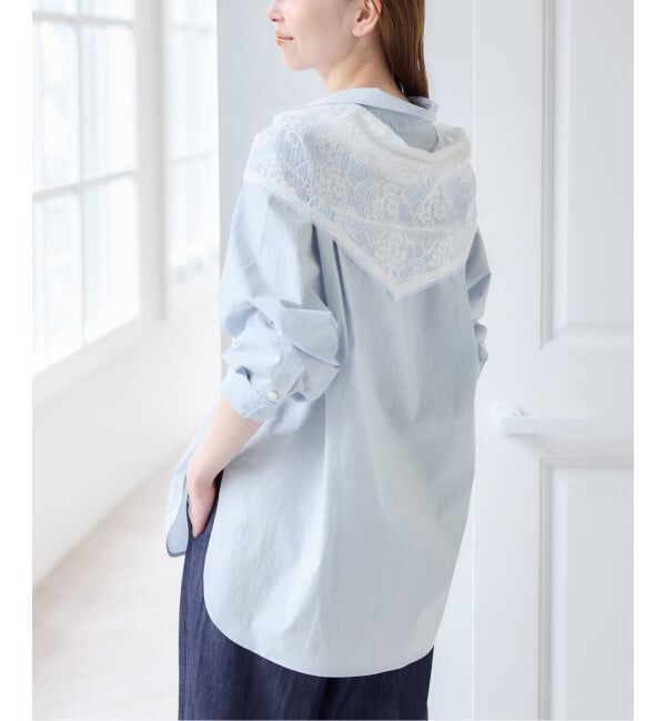 U by SPICK&SPAN「ラウンドヘムオーバーサイズシャツ」|シャツ・ブラウス|