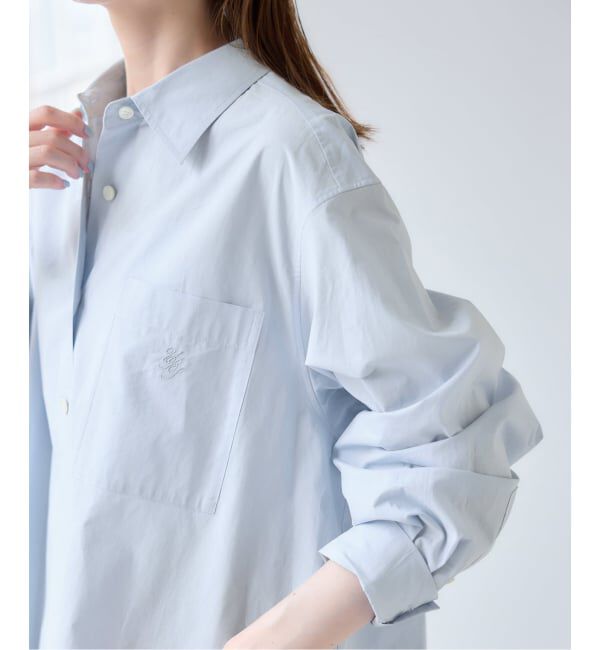 U by SPICK&SPAN「ラウンドヘムオーバーサイズシャツ」|シャツ・ブラウス|