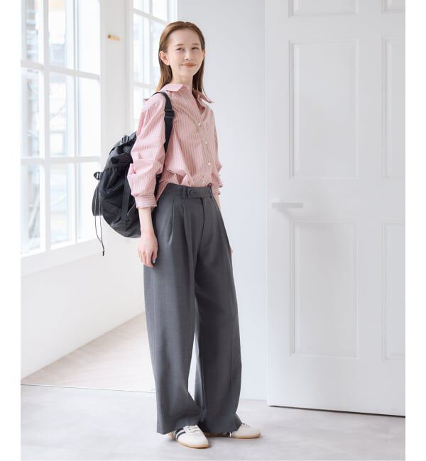 U by SPICK&SPAN「ラウンドヘムオーバーサイズシャツ」|シャツ・ブラウス|