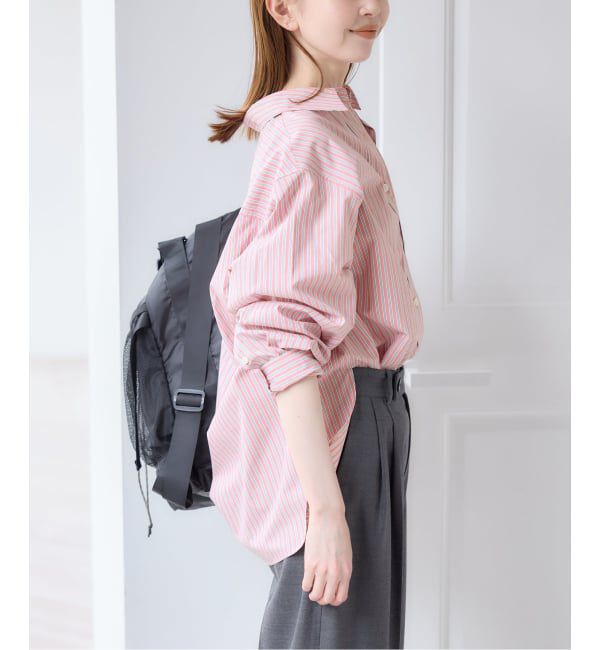 U by SPICK&SPAN「ラウンドヘムオーバーサイズシャツ」|シャツ・ブラウス|