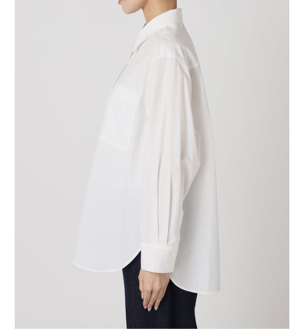 U by SPICK&SPAN「ラウンドヘムオーバーサイズシャツ」|シャツ・ブラウス|