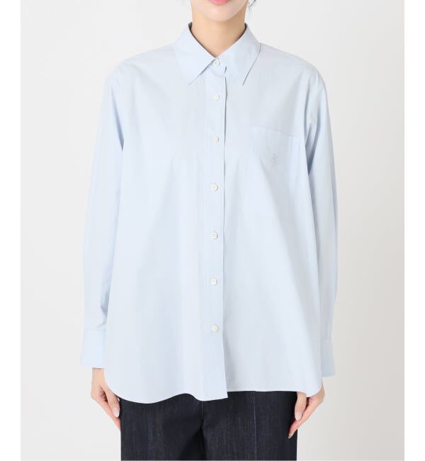 U by SPICK&SPAN「ラウンドヘムオーバーサイズシャツ」|シャツ・ブラウス|