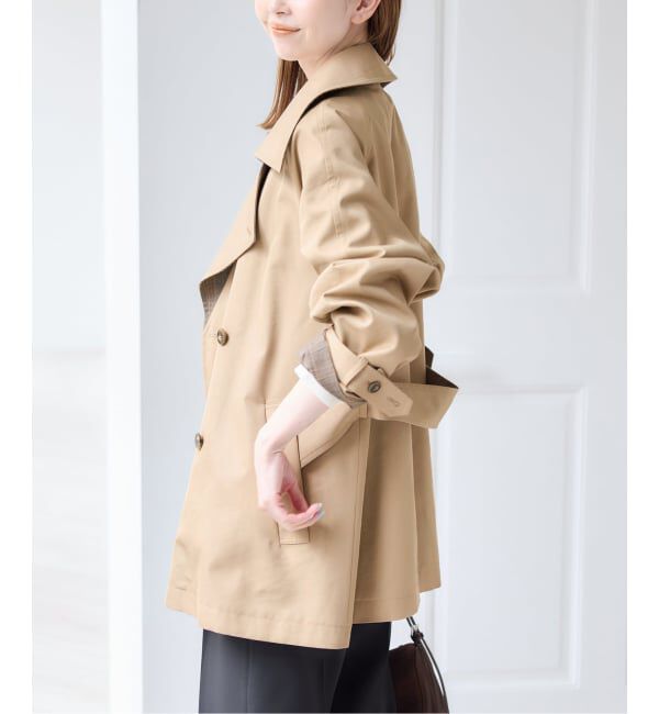 U by SPICK&SPAN「リバーシブルミドルトレンチコート」|トレンチコート|