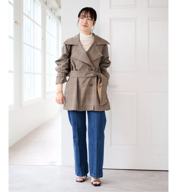 U by SPICK&SPAN「リバーシブルミドルトレンチコート」|トレンチコート|