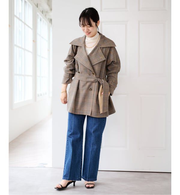 U by SPICK&SPAN「リバーシブルミドルトレンチコート」|トレンチコート|