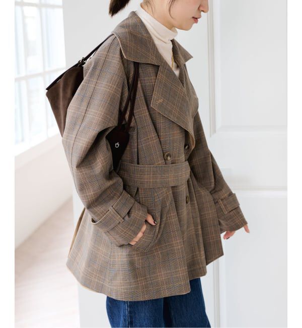 U by SPICK&SPAN「リバーシブルミドルトレンチコート」|トレンチコート|