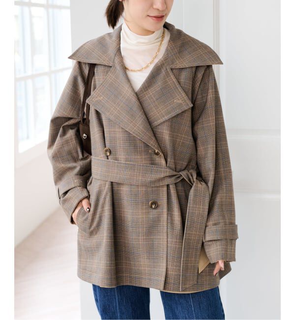 U by SPICK&SPAN「リバーシブルミドルトレンチコート」|トレンチコート|