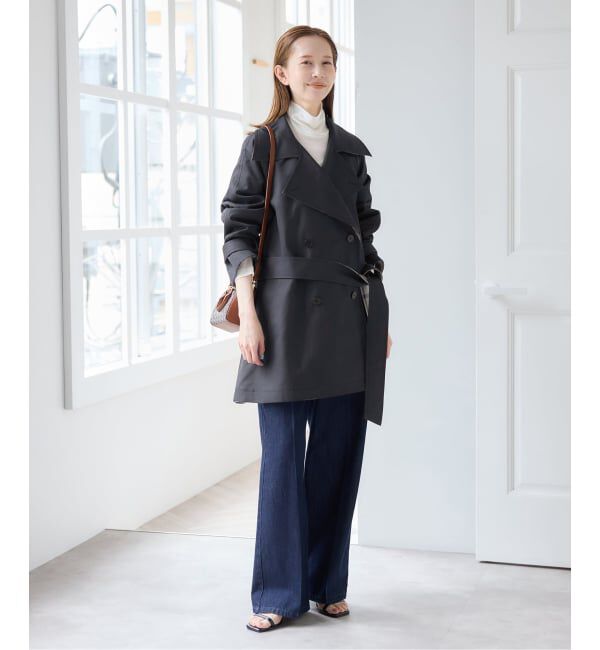 U by SPICK&SPAN「リバーシブルミドルトレンチコート」|トレンチコート|