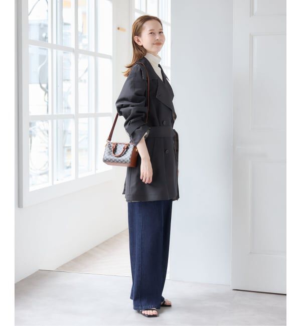 U by SPICK&SPAN「リバーシブルミドルトレンチコート」|トレンチコート|