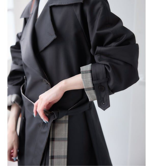 U by SPICK&SPAN「リバーシブルミドルトレンチコート」|トレンチコート|