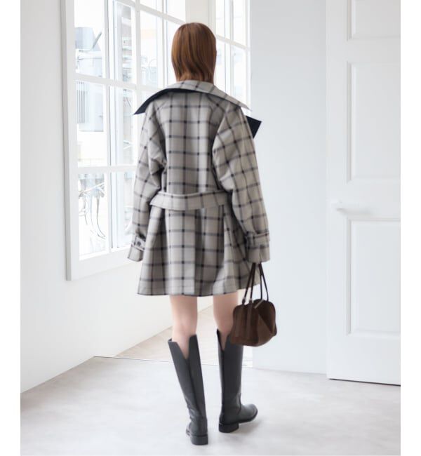 U by SPICK&SPAN「リバーシブルミドルトレンチコート」|トレンチコート|