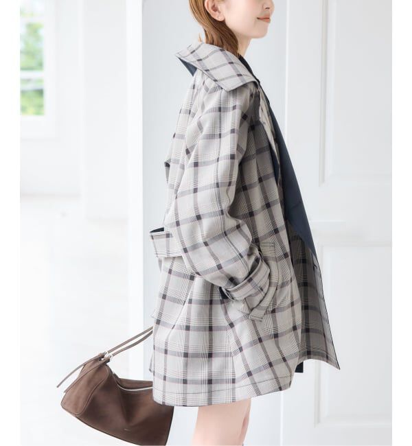 U by SPICK&SPAN「リバーシブルミドルトレンチコート」|トレンチコート|