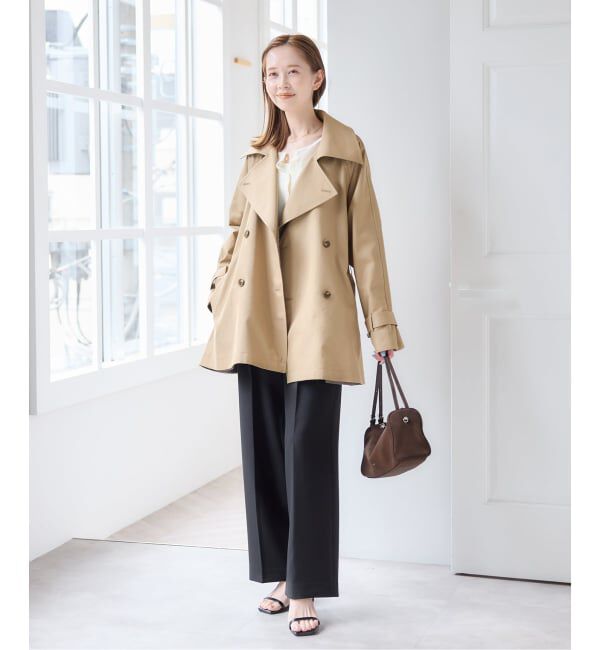 U by SPICK&SPAN「リバーシブルミドルトレンチコート」|トレンチコート|