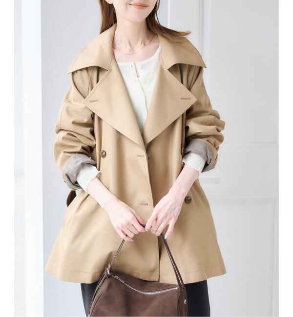 U by SPICK&SPAN「リバーシブルミドルトレンチコート」|トレンチコート|