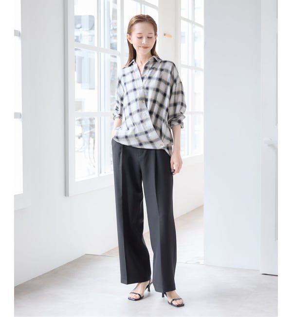 U by SPICK&SPAN「チェック 2WAYシャツ」|シャツ・ブラウス|