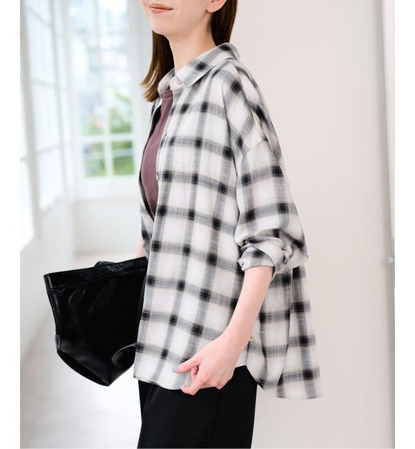 U by SPICK&SPAN「チェック 2WAYシャツ」|シャツ・ブラウス|
