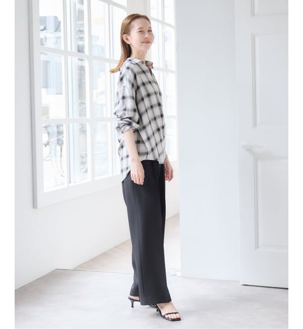 U by SPICK&SPAN「チェック 2WAYシャツ」|シャツ・ブラウス|