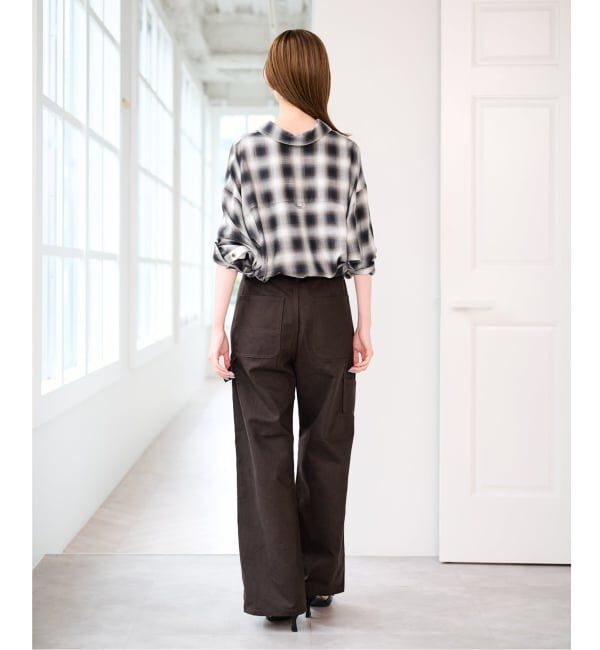 U by SPICK&SPAN「チェック 2WAYシャツ」|シャツ・ブラウス|