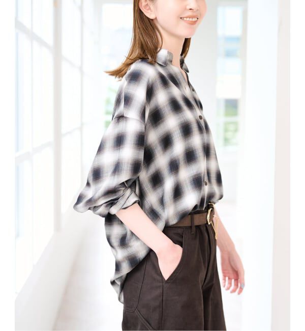 U by SPICK&SPAN「チェック 2WAYシャツ」|シャツ・ブラウス|