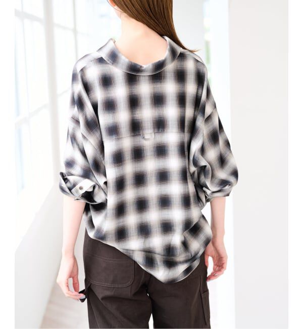 U by SPICK&SPAN「チェック 2WAYシャツ」|シャツ・ブラウス|