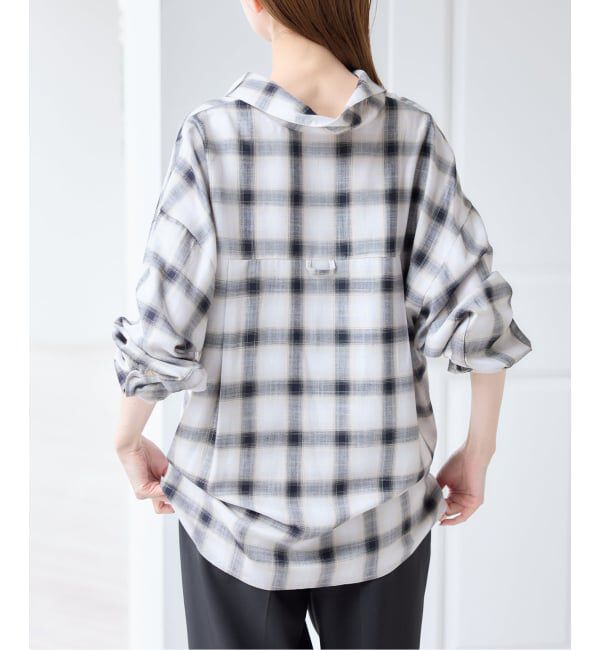 U by SPICK&SPAN「チェック 2WAYシャツ」|シャツ・ブラウス|