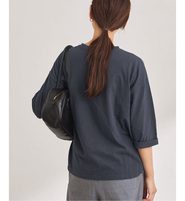 FRAMeWORK「≪追加≫クロップドスリーブロゴロンT」|Tシャツ・カットソー|
