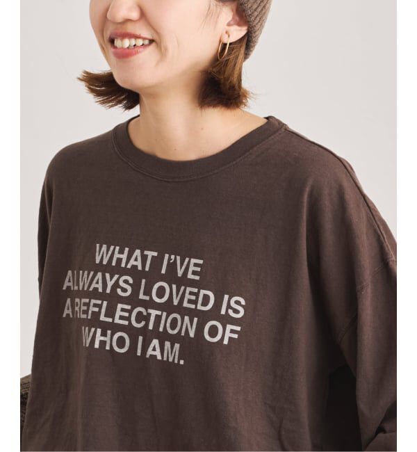 FRAMeWORK「≪追加≫クロップドスリーブロゴロンT」|Tシャツ・カットソー|