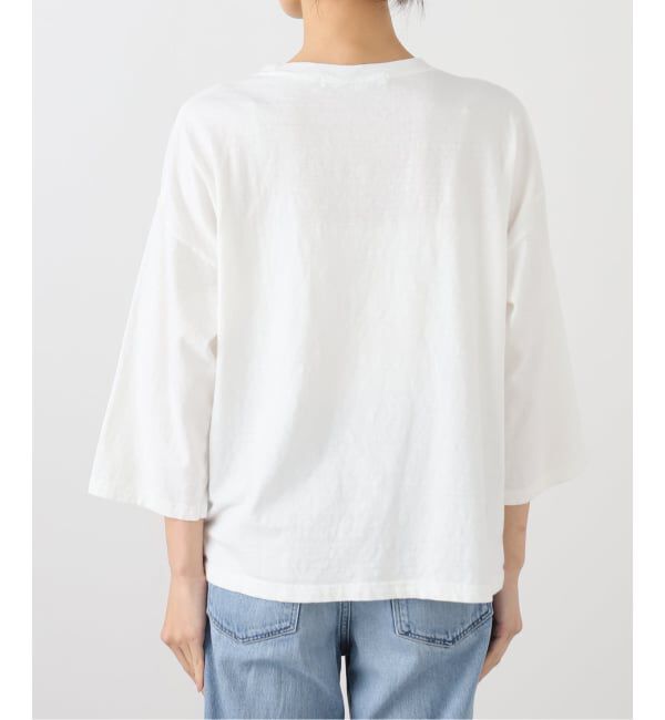 FRAMeWORK「≪追加≫クロップドスリーブロゴロンT」|Tシャツ・カットソー|