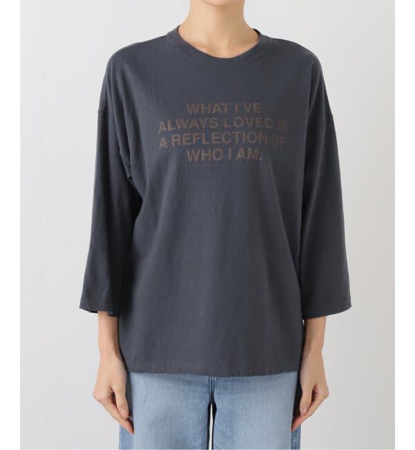 FRAMeWORK「≪追加≫クロップドスリーブロゴロンT」|Tシャツ・カットソー|