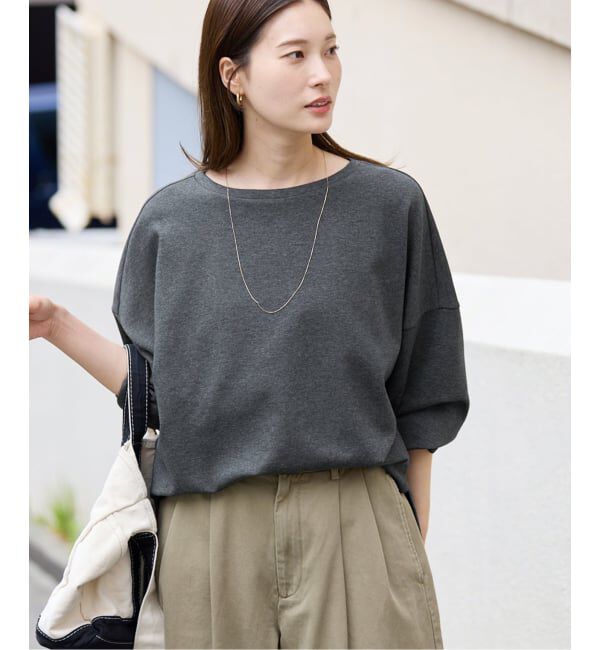 FRAMeWORK「ライトダンボールポンチョプルオーバー」|Tシャツ・カットソー|
