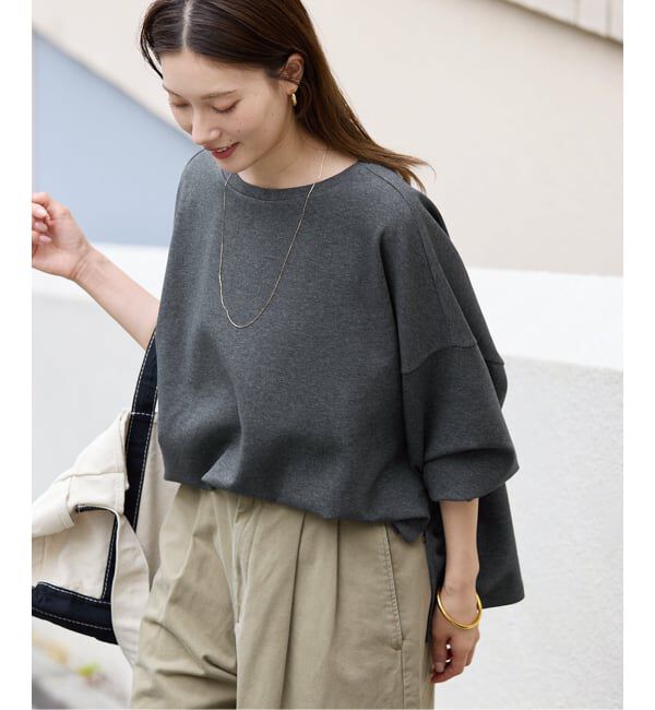 FRAMeWORK「ライトダンボールポンチョプルオーバー」|Tシャツ・カットソー|