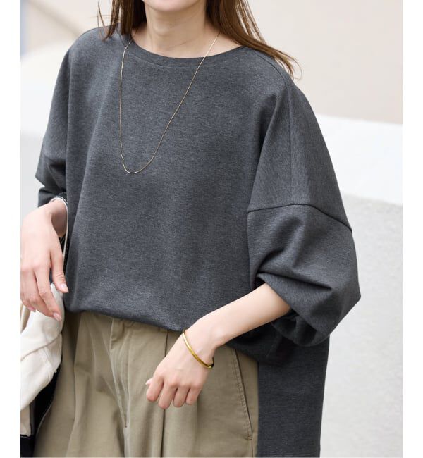 FRAMeWORK「ライトダンボールポンチョプルオーバー」|Tシャツ・カットソー|