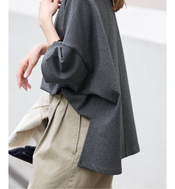 FRAMeWORK「ライトダンボールポンチョプルオーバー」|Tシャツ・カットソー|