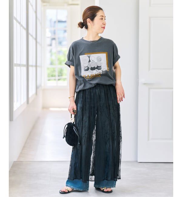 Spick and Span「《一部店舗+WEB限定》2WAYレースギャザースカート」|スカート|