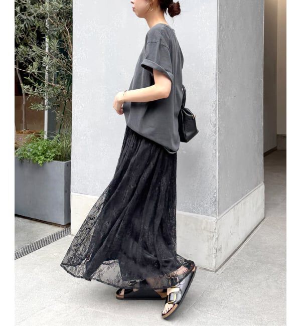 Spick and Span「《一部店舗+WEB限定》2WAYレースギャザースカート」|スカート|