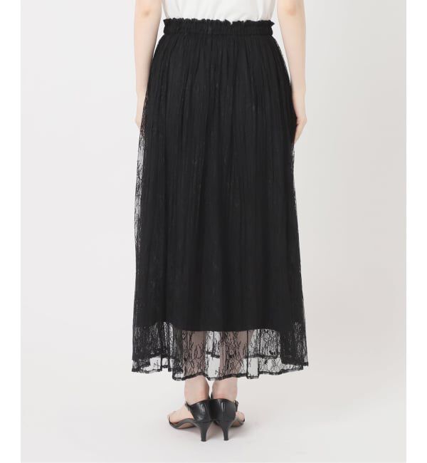 Spick and Span「《一部店舗+WEB限定》2WAYレースギャザースカート」|スカート|