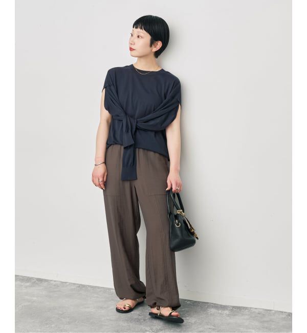 Spick and Span「2WAYスリーブプルオーバー」|ニット・セーター|