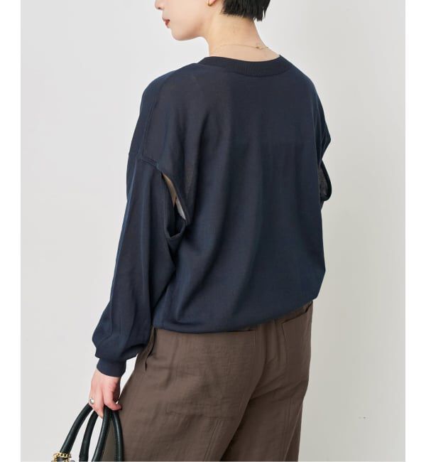 Spick and Span「2WAYスリーブプルオーバー」|ニット・セーター|