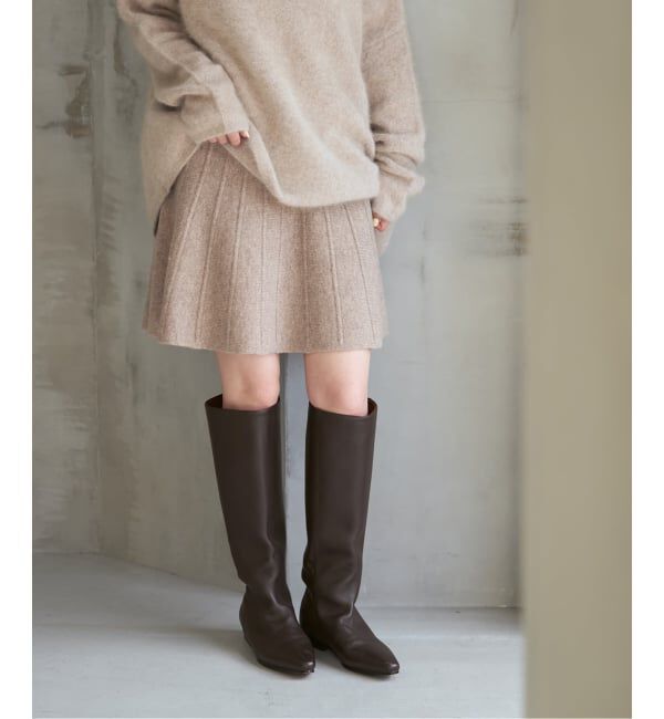 NOBLE「REMME/レメ ポインテッドトゥロングブーツ」|ロングブーツ|