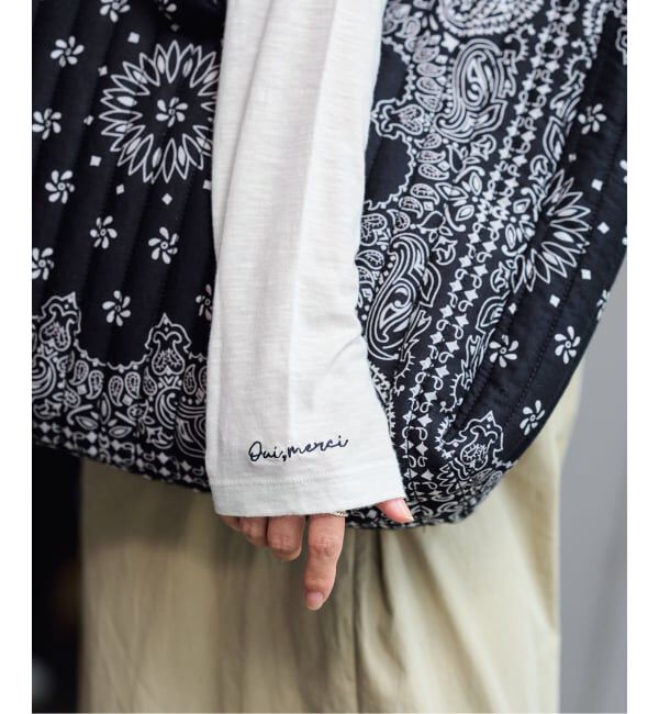 FRAMeWORK「シアースラブ刺繍LTee」|Tシャツ・カットソー|